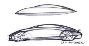 Hyundai Ioniq 6 EV Teased as a Streamlined Sedan, Debuts This Month     - CNET
