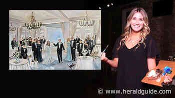 Local artist captures special moments as a live event painter - St. Charles Herald Guide