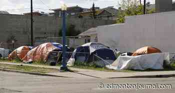Edmonton may pilot small-scale encampments for homeless this summer