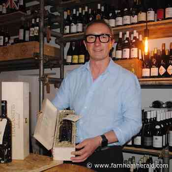 Farnham wine bar uncorks a very special tipple – worth almost £300 a bottle! | farnhamherald.com - Farnham Herald