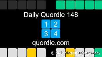 Quordle 148 answer for June 21, 2022: Solve it with care! Check Quordle hints, clues, solutions - HT Tech