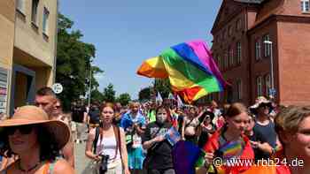 Knapp 1.000 Menschen feierten ersten Christopher Street Day in der Prignitz - rbb24
