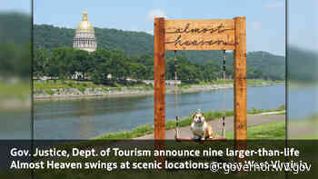 Gov. Justice, Department of Tourism announce nine larger-than-life Almost Heaven swings at scenic locations across West Virginia - Governor Jim Justice