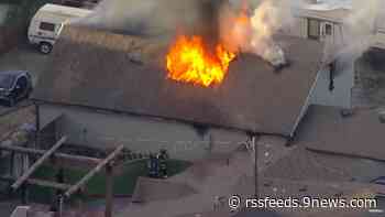 Firefighters investigating fire at Commerce City home