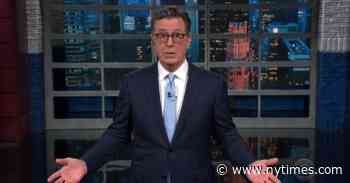 Stephen Colbert Explains How His Staff Was Detained at U.S. Capitol