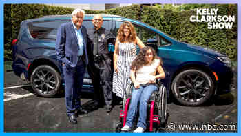 Watch The Kelly Clarkson Show - Official Website Highlight: Jay Leno Surprises Deserving Family With Wheelchair Accessible Van - NBC