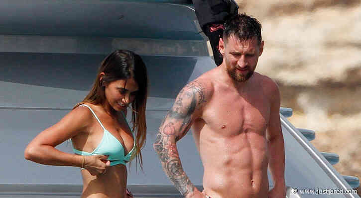 Lionel Messi Spotted Enjoying a Yacht Day with Wife Antonela Roccuzzo & Friends