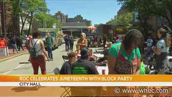 Rochester City Hall celebrates Juneteenth with block party