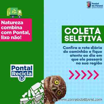 Pontal do Paraná divulga calendário e mapas da coleta seletiva - Correio do Litoral
