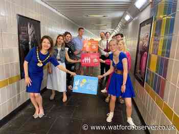 West Herts College artwork in St Albans Road subway unveiled