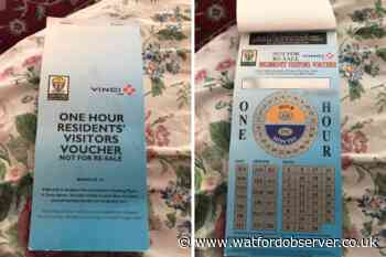 How to get paper parking vouchers in Watford
