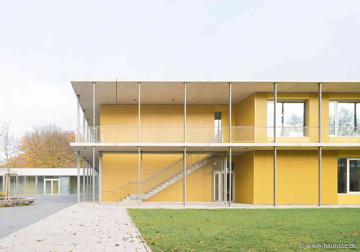 Integrierende Pavillonstruktur
 - Schulzentrum in Weinheim von V-Architekten