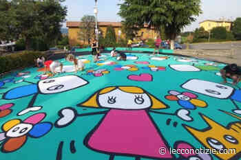 Street art alla Colombina: "Così Casatenovo è sempre più bella e colorata!" - Lecco Notizie - Lecco Notizie