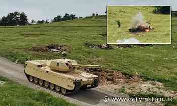 Watch an AI-powered tank shoot rounds and blow up targets in the first live fire of the 'Type-X'