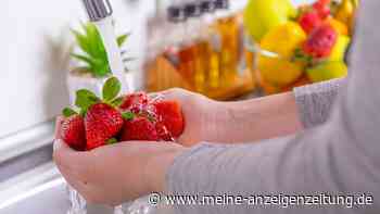 Häufiger Fehler: Darum sollten Sie Erdbeeren nie unter fließendem Wasser waschen