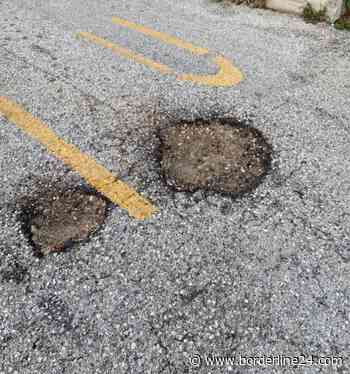 Bari, asfalto a pezzi e buche sempre più grandi: protesta dal mercato di via Napoli - Borderline24.com