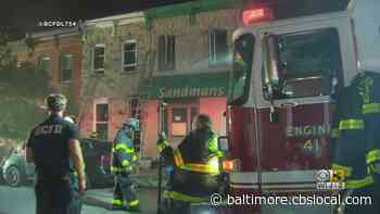 Monday Night Fire Damages At Least Two Houses In Baltimore's Canton Neighborhood - CBS Baltimore