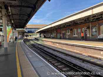 Rail strikes in pictures: Clapham Junctions deserted station