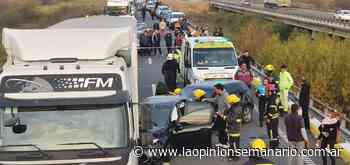 Accidente en Ruta 9: choque múltiple sobre el carril Buenos Aires Rosario | La Opinión - La Opinión Semanario
