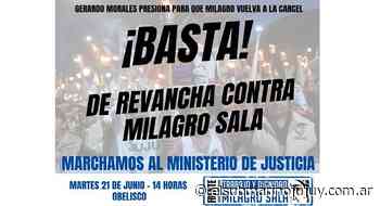 Marchan en Buenos Aires para denunciar que Morales quiere a Milagro Sala en la cárcel - El Submarino Jujuy