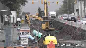 McBride Street watermain construction - CFTKTV