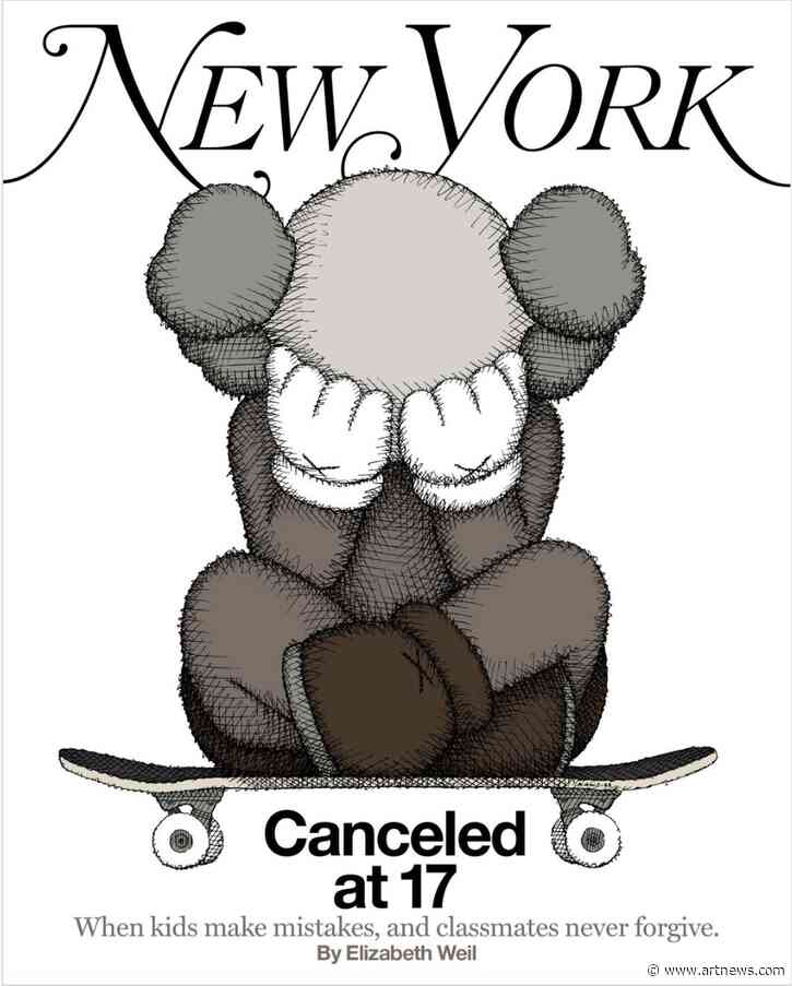 KAWS Drawing Graces the Cover of New York Magazine