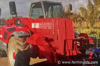 Appeal for information following theft of Manitou telehandler - Farming Life