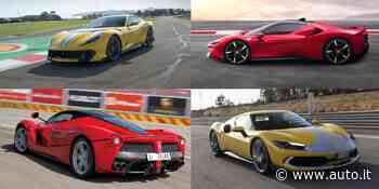 Le 10 Ferrari stradali più veloci di sempre a Fiorano - Auto.it