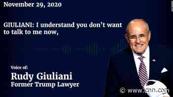 Listen to the daily voicemails from Giuliani that state official avoided