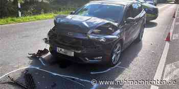 Unfall auf Stadtgrenze Dorsten/Marl: Autofahrerin verletzt - Ruhr Nachrichten