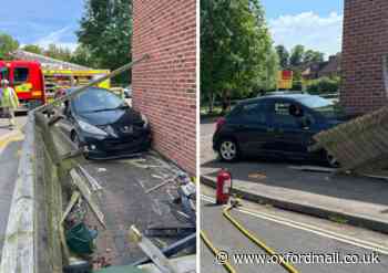 Car crashes into house in Valentia Road, Headington