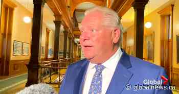 Ontario Premier Doug Ford consults with Christine Elliott on new cabinet