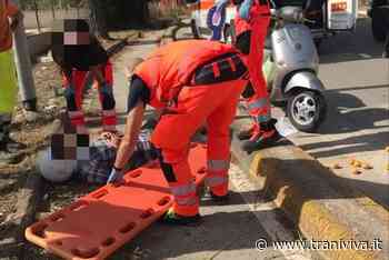 Scivola dalla moto in via Martiri di Palermo, ferito un uomo - TraniViva