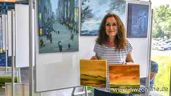 Ausstellung in Dangast: Hobbymalerin Heide Janßen stellt im Weltnaturerbeportal aus - Nordwest-Zeitung