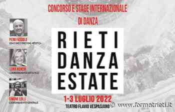 RIETI DANZA ESTATE: DAL 1 AL 3 LUGLIO LA IX EDIZIONE DELLA GRANDE KERMESSE - FORMAT RIETI