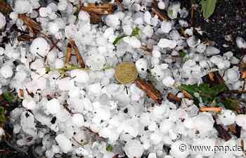 Hagel und entwurzelte Bäume nach Unwettern: Polizei zieht Bilanz - Passauer Neue Presse - PNP.de