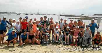 Avec le Patronage laïque de Lorient, du kayak en mer pour des jeunes Ukrainiens de Kerpape - Le Télégramme