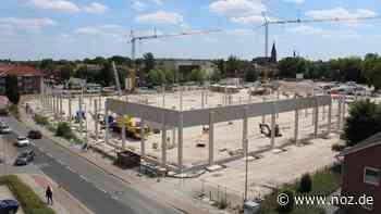Riesige Träger aufgestellt: Neues Ems-Center in Papenburg wächst in die Höhe - NOZ