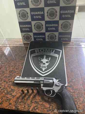 Guarda Civil de Capivari prende homem por porte ilegal de arma de fogo - capivari.sp.gov.br