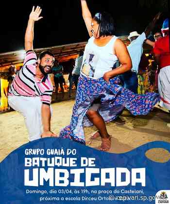 Grupo Guaiá do Batuque de Umbigada de Capivari se apresenta em praça do bairro Castelani neste domingo, dia 03 - capivari.sp.gov.br