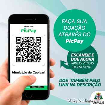 Prefeitura de Capivari disponibiliza conta no PicPay para arrecadar doações às famílias afetadas pela enchente - capivari.sp.gov.br