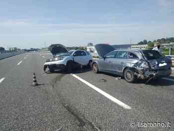 Saronno-Turate, scontro in A9: cinque feriti un mezzo ribaltato - ilSaronno