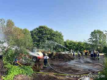 Feuerwehr-Einsatz - Kompostplatzbrand in Posseck - Neue Presse Coburg