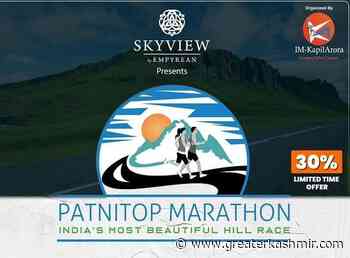 Over 300 runners participate in Patnitop Marathon - Greater Kashmir