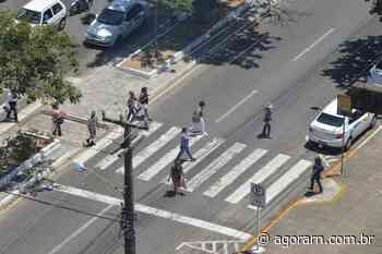 Campanha de valorização da faixa de pedestre é retomada em Natal pela STTU - Agora RN