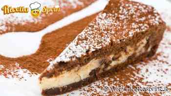 Torta fredda al cioccolato e crema di ricotta senza cottura, il dolce facilissimo e goloso pronto in 10 minuti - RicettaSprint