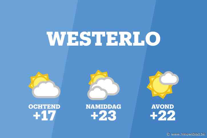 Temperatuur stijgt in Westerlo