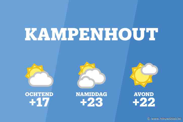 Temperatuur stijgt in Kampenhout