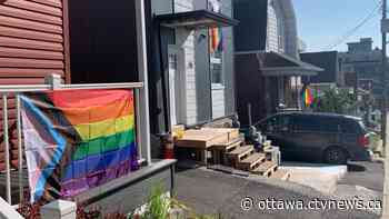 Neighbours show support after Pride flag ripped down in Ottawa - CTV News Ottawa