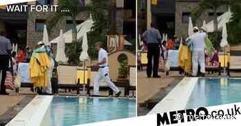 Sunbed blockers have towels removed by hotel staff after morning dash - Metro.co.uk